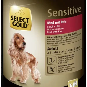 Select Gold Sensitive Hund Rind/Reis 800 g Neue Ware